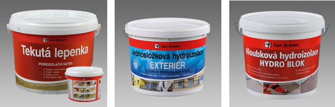 Hydroizolace a separace - hydroizolační nátěry
